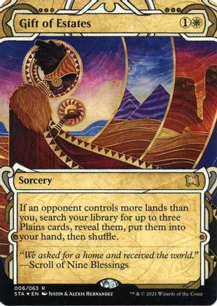Gift of Estates (Foil Etched) [Strixhaven: School of Mages Mystical Archive]-1