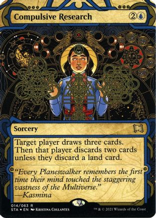Compulsive Research (Foil Etched) [Strixhaven: School of Mages Mystical Archive]-1