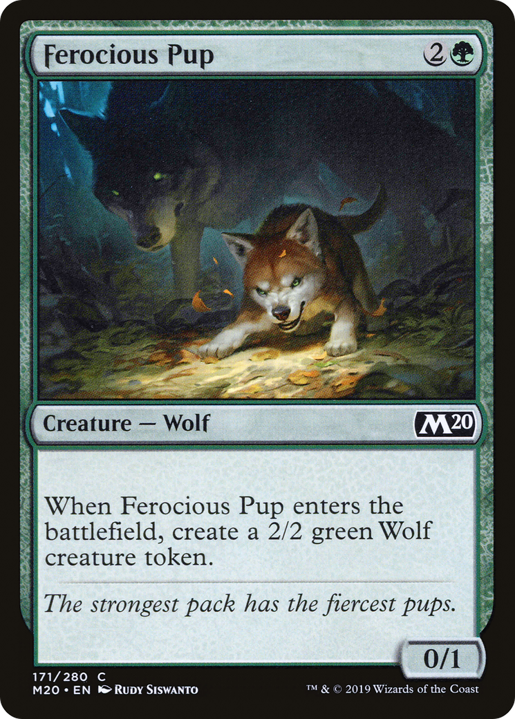 Ferocious Pup [Core Set 2020]-1