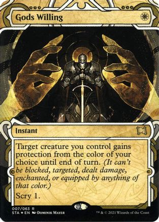 Gods Willing (Foil Etched) [Strixhaven: School of Mages Mystical Archive]-1