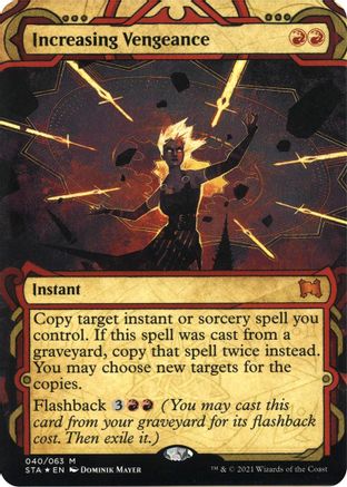Increasing Vengeance (Foil Etched) [Strixhaven: School of Mages Mystical Archive]-1
