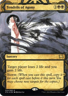 Tendrils of Agony (Foil Etched) [Strixhaven: School of Mages Mystical Archive]-1