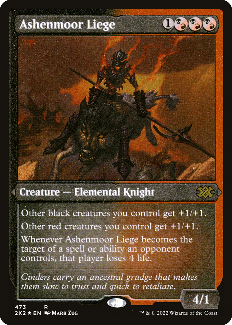 Ashenmoor Liege (Foil Etched) [Double Masters 2022]-1