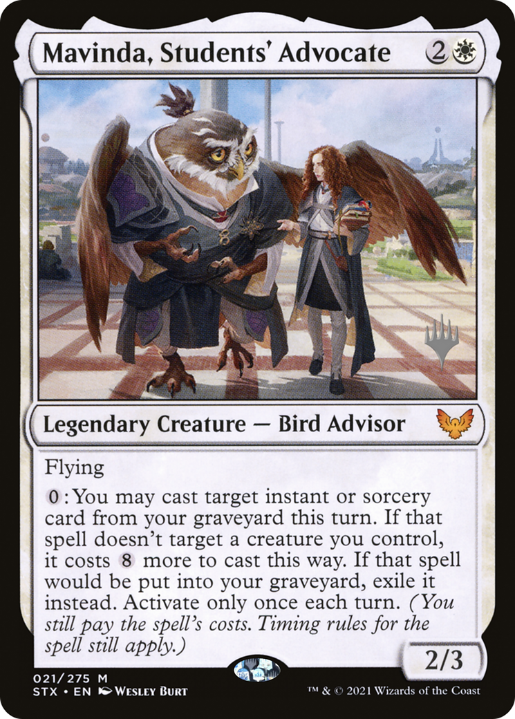 Mavinda, Students' Advocate (Promo Pack) [Strixhaven: School of Mages Promos]-1