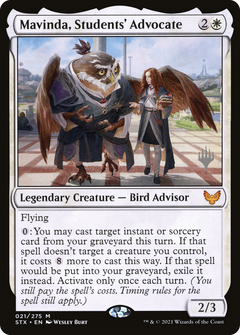 Mavinda, Students' Advocate (Promo Pack) [Strixhaven: School of Mages Promos]-1