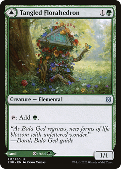 Tangled Florahedron // Tangled Vale [Zendikar Rising]-3