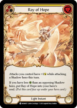 Ray of Hope [MON087] (Monarch)  1st Edition Normal-1
