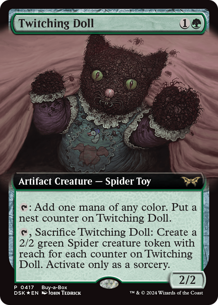Twitching Doll (Extended Art) (BABP-417) - Duskmourn: House of Horror: (Extended Art) Foil-1