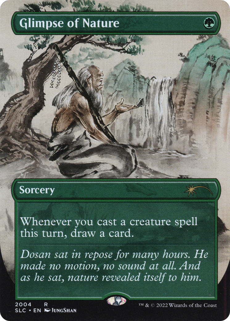 Glimpse of Nature (Borderless) [Secret Lair Countdown Kit]-1