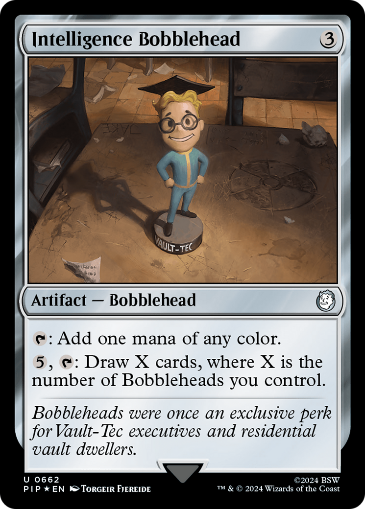 Intelligence Bobblehead (Surge Foil) [Fallout]-1
