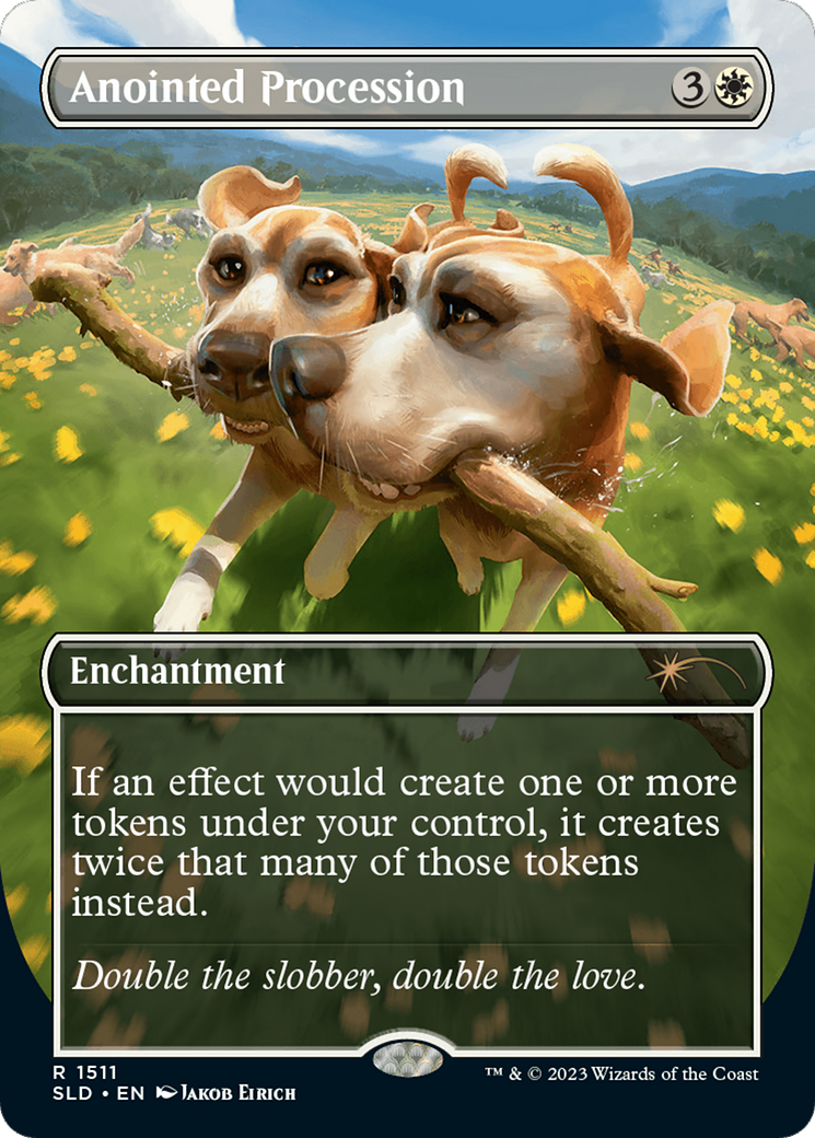 Anointed Procession // Anointed Procession [Secret Lair Commander Deck: Raining Cats and Dogs]-3