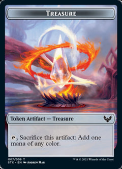 Treasure Token [Strixhaven: School of Mages Tokens]-1