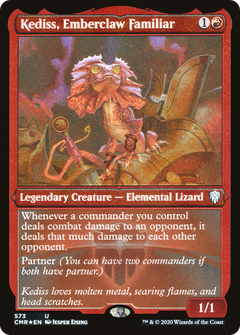 Kediss, Emberclaw Familiar (Etched) [Commander Legends]-1