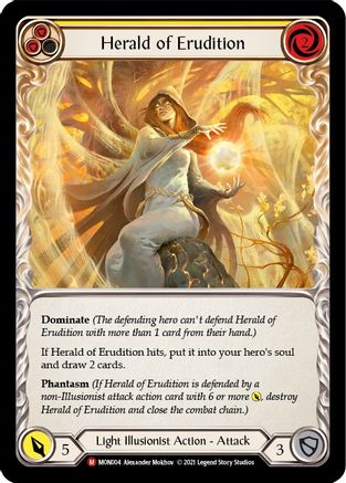 Herald of Erudition [MON004] (Monarch)  1st Edition Normal-1
