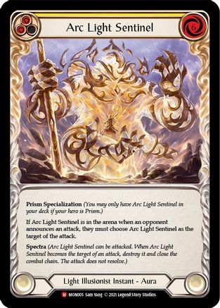 Arc Light Sentinel [MON005-RF] (Monarch)  1st Edition Rainbow Foil-1