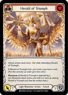 Herald of Triumph (Red) [MON008] (Monarch)  1st Edition Normal-1