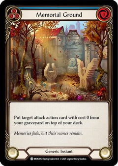 Memorial Ground (Blue) [U-MON305-RF] (Monarch Unlimited)  Unlimited Rainbow Foil-1