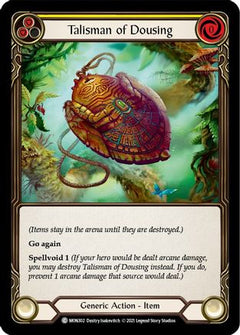 Talisman of Dousing [MON302-RF] (Monarch)  1st Edition Rainbow Foil-1