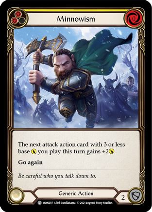 Minnowism (Yellow) [MON297-RF] (Monarch)  1st Edition Rainbow Foil-1