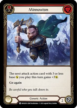 Minnowism (Red) [MON296] (Monarch)  1st Edition Normal-1