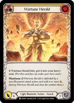 Wartune Herald (Yellow) [U-MON027-RF] (Monarch Unlimited)  Unlimited Rainbow Foil-1