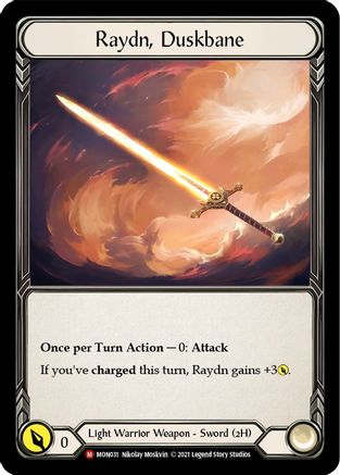 Raydn, Duskbane [MON031] (Monarch)  1st Edition Normal-1
