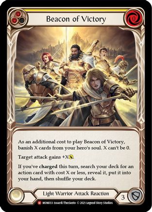 Beacon of Victory [U-MON033-RF] (Monarch Unlimited)  Unlimited Rainbow Foil-1