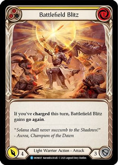 Battlefield Blitz (Yellow) [MON037-RF] (Monarch)  1st Edition Rainbow Foil-1