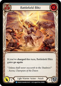 Battlefield Blitz (Blue) [U-MON038-RF] (Monarch Unlimited)  Unlimited Rainbow Foil-1