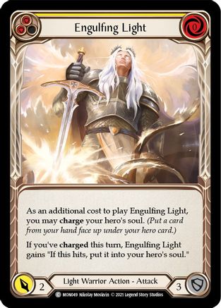 Engulfing Light (Yellow) [MON049] (Monarch)  1st Edition Normal-1