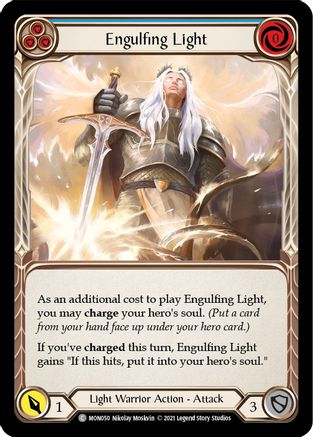 Engulfing Light (Blue) [MON050] (Monarch)  1st Edition Normal-1