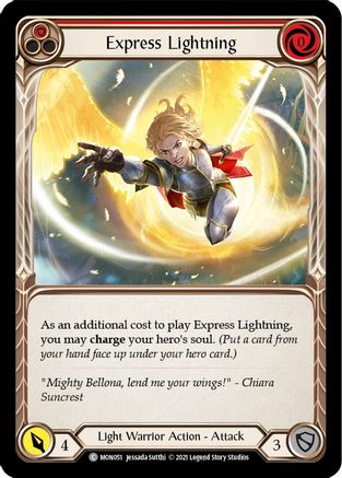 Express Lightning (Red) [MON051] (Monarch)  1st Edition Normal-1