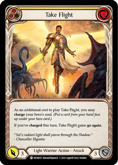 Take Flight (Yellow) [U-MON055-RF] (Monarch Unlimited)  Unlimited Rainbow Foil-1