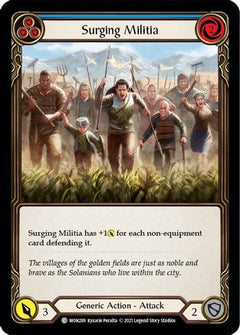 Surging Militia (Blue) [MON289] (Monarch)  1st Edition Normal-1