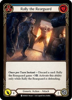 Rally the Rearguard (Blue) [MON283] (Monarch)  1st Edition Normal-1