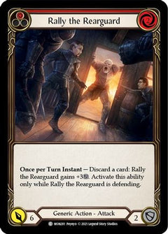 Rally the Rearguard (Red) [MON281-RF] (Monarch)  1st Edition Rainbow Foil-1