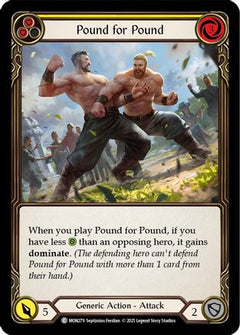 Pound for Pound (Yellow) [MON279-RF] (Monarch)  1st Edition Rainbow Foil-1