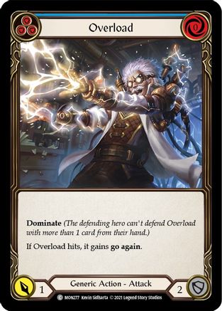 Overload (Blue) [MON277] (Monarch)  1st Edition Normal-1