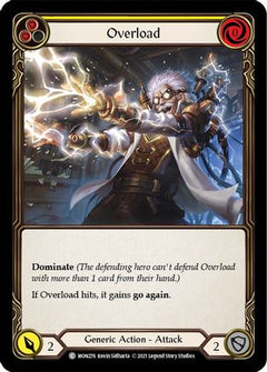 Overload (Yellow) [MON276-RF] (Monarch)  1st Edition Rainbow Foil-1