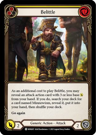 Belittle (Yellow) [MON267] (Monarch)  1st Edition Normal-1