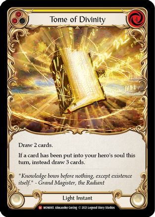 Tome of Divinity [U-MON065-RF] (Monarch Unlimited)  Unlimited Rainbow Foil-1