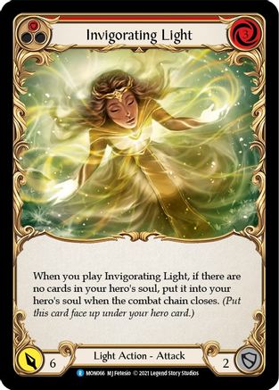 Invigorating Light (Red) [MON066] (Monarch)  1st Edition Normal-1