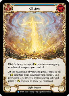 Glisten (Blue) [U-MON071-RF] (Monarch Unlimited)  Unlimited Rainbow Foil-1