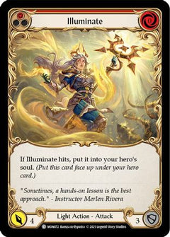 Illuminate (Red) [MON072-RF] (Monarch)  1st Edition Rainbow Foil-1