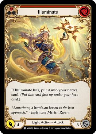 Illuminate (Red) [U-MON072-RF] (Monarch Unlimited)  Unlimited Rainbow Foil-1