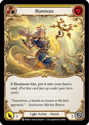 Illuminate (Yellow) [MON073] (Monarch)  1st Edition Normal-1