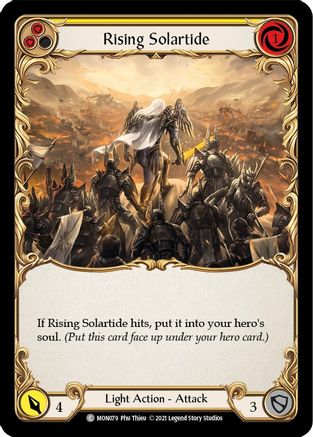 Rising Solartide (Yellow) [U-MON079] (Monarch Unlimited)  Unlimited Normal-1