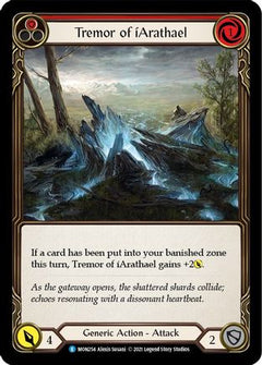 Tremor of iArathael (Red) [MON254-RF] (Monarch)  1st Edition Rainbow Foil-1