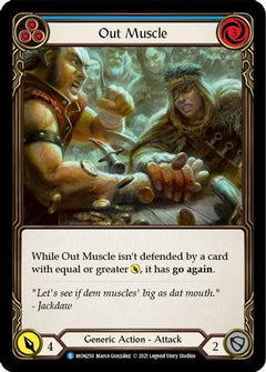 Out Muscle (Blue) [MON250-RF] (Monarch)  1st Edition Rainbow Foil-1