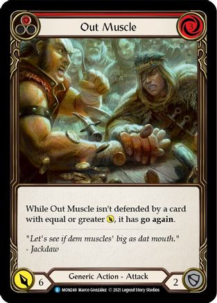 Out Muscle (Red) [MON248-RF] (Monarch)  1st Edition Rainbow Foil-1